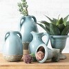 Sullivans Set of 2 Ceramic Urn Vases 6.25"H & 5"H Blue - 3 of 4
