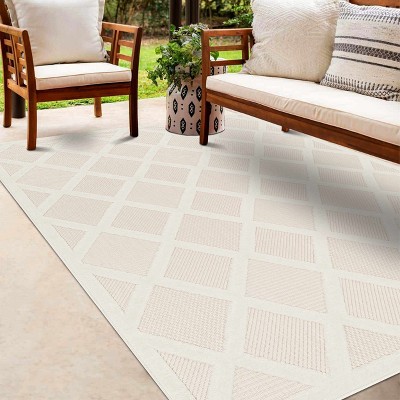 Hauteloom Akuna Cream Outdoor Rug