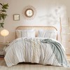 3Pcs Duvet Set, Solid Bedding Set, Cotton Bed Comforter - 3 of 4