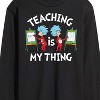 Men's - Dr. Seuss - Teaching Is My Thing Long Sleeve Graphic T-Shirt - 2 of 4