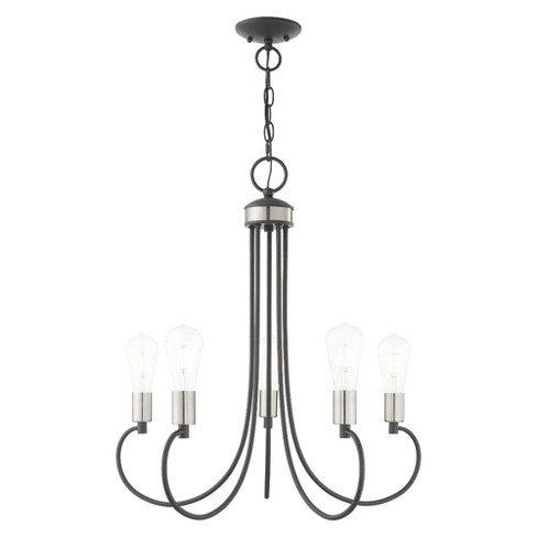 Livex Lighting Bari 5 - Light Chandelier in  Scandinavian Gray - image 1 of 1