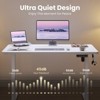 FURNIinspire Desks, Standing Desk Adjustable Height Sit Stand Home Office Desk, White, 4.59"*1.97"*3.90" - 4 of 4