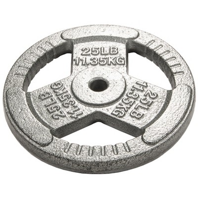 Sapphtopaz Standard Cast Iron Weight Plates for Barbell, 1-Inch Barbell Plates for Strength Training in Home & Gym, Multiple Weights