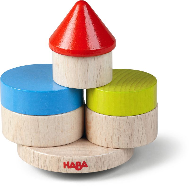 HABA Wobbly Tower Stacking Game (Made in Germany), 4 of 13