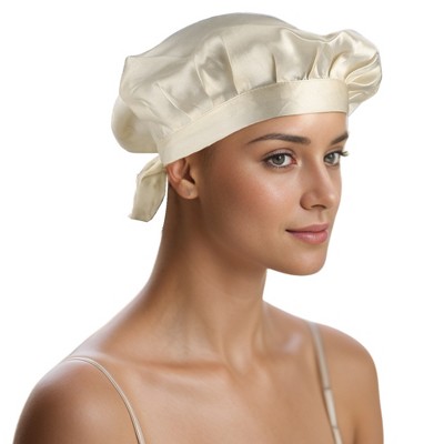 Unique Bargains Women's Faux Silk Hair Bonnet 1 Pc
