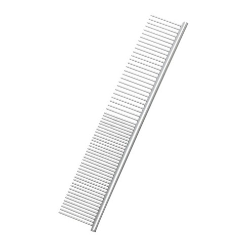 Unique Bargains Pet Grooming Comb for Cat Dogs 7.48"x1.38" Silver Tone 1 Pc - image 1 of 4