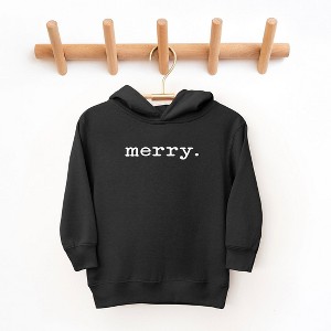 The Juniper Shop Merry Puff Print Toddler Graphic Hoodie - 1 of 3