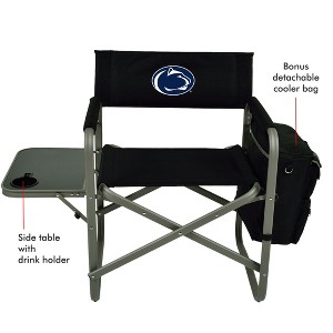 NCAA Penn State Nittany Lions Deluxe Sports Chair with Side Table - 1 of 3