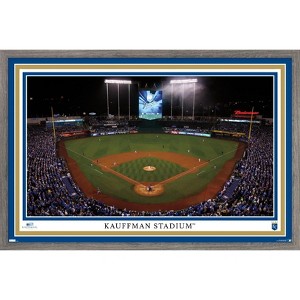 Trends International MLB Kansas City Royals - Kauffman Stadium 22 Framed Wall Poster Prints - 1 of 4