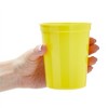Blue Panda 24 Pack 16oz Yellow Plastic Cups for Birthday, Graduations, Baby Showers Party Supplies - 3 of 4