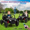 24V 2-Seater Kids UTV with Remote Control, Metal Frame, Spring Suspension, Max Speed 4.5MPH, for Ages 3+, Ride-On Car - 3 of 4