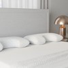 TopComfy Support Pillow Bella Ice Curve Pillow with Phase Change Cooling Cover for Ultimate Comfort, White and Blue, 16"*8"*8" - 4 of 4
