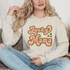 Simply Sage Market Women's Graphic Sweatshirt Lucky Mama Retro Clovers - 2 of 4
