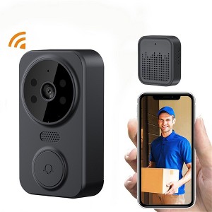 M8 Smart Visual Doorbell Two-Way Intercom Infrared Night Vision Remote Monitoring Security System Wifi Video Door Bell - 1 of 4