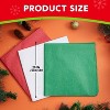 Joyfy 72/180 Sheets Glitter Tissue Paper, 20"x20" Red Green White Christmas Wrapping Paper for Gift Wrapping Supplies DIY Wrap Craft Decorations - 4 of 4