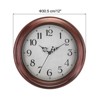 Unique Bargains Decorative Silent Non-Ticking Retro Country Wall Clock 12 Inch - 2 of 4