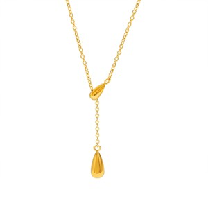 Necklace for Women - HTUTWOO™ 18K Gold Waterdrop  Pendant Necklace, for Mother, Daughter, Sister, Friends and Everyday Wear - 1 of 4