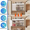 PAKASEPT Hair Color Organizer Rack, Wall Mounted Salon Storage Cabinet with Adjustable Shelves, Hair Dye Display for Salon, Barber Shop - 3 of 4