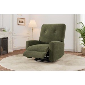Nursery Recliner Chair, 360° Swivel Rocking Glider Chair for Adults with Adjustable Backrest & Footrest - 1 of 4