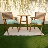 2pc Canvas Tufted Outdoor Bench Cushion Set - Sorra Home - 2 of 3