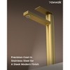 YAWWALK Single Handle Single Hole Bathroom Faucet with Valve - 3 of 4