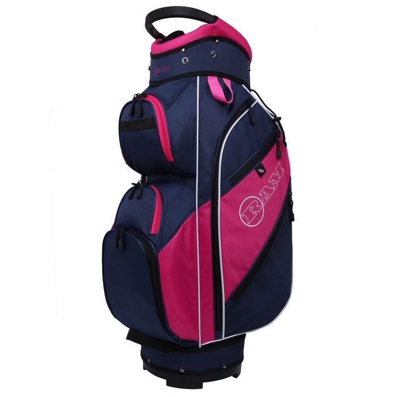 Ram Golf Lightweight Ladies Cart Bag with 14 Way Dividers Top, 3 of 4