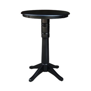 International Concepts 30" Round Top Pedestal Table - 40.9"H - 1 of 4