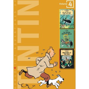 The Adventures of Tintin: Volume 4 - (3 Original Classics in 1) by  Hergé (Hardcover) - 1 of 1
