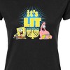 Women's - SpongeBob SquarePants - Its Lit Hanukkah Juniors Fitted Graphic T-Shirt - image 2 of 4