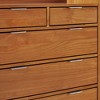 Saracina Home Mid Century Modern Solid Wood 6 Drawer Vertical Dresser Caramel - 2 of 4