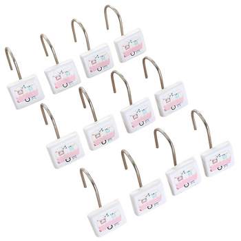 The Lakeside Collection Glamper Bathroom Collection - Set of 12 Shower Hooks