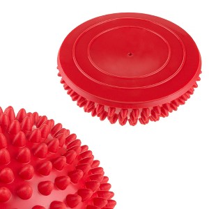 Toy Time Kid's Hedgehog-Style Balance Pods and Half Dome Exercise Stepping Stones - Set of 6, Red/Blue/Green - 1 of 4