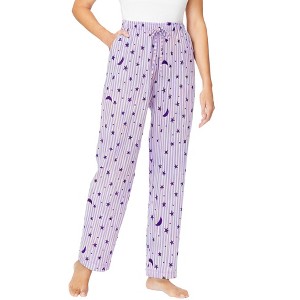 Dreams & Co. Knit Sleep Pant - 1 of 4