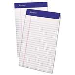 Ampad Perforated Writing Pad Narrow 5 x 8 White 50 Sheets Dozen 20304