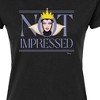 Women's - Disney Villains - Not Impressed Fitted Graphic T-Shirt - 2 of 3
