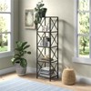 18" Wide Black Bronze Bookcase - Henn&Hart - image 2 of 4