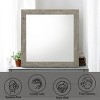GlasFlength Decorative Wall Mirrors Square Accent Mirror Wall Mirror Polished Mirror Decorative Mirror for Living Room, Gray, 35"*35"*35" - 3 of 4
