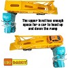 Big Daddy Heavy Duty Tractor Trailer Race Car Transport Toy Truck with 3 Cars - 3 of 4