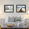 2- Piece Vignette Sleigh Bells Ring Black Framed Wall Art for Living Room, Bedroom Wall Art Print for Home Decor by Billy Jacobs - 3 of 4