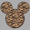 Boy's Disney Mickey Mouse Tiger Print Silhouette T-Shirt - 2 of 4