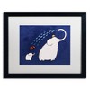 Trademark Fine Art -Carla Martell 'Umbrella Elephant' Matted Framed Art - 2 of 4