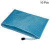 Unique Bargains Waterproof Cloth Zipper Home Office Travel File Bags 10 Pcs - 3 of 4