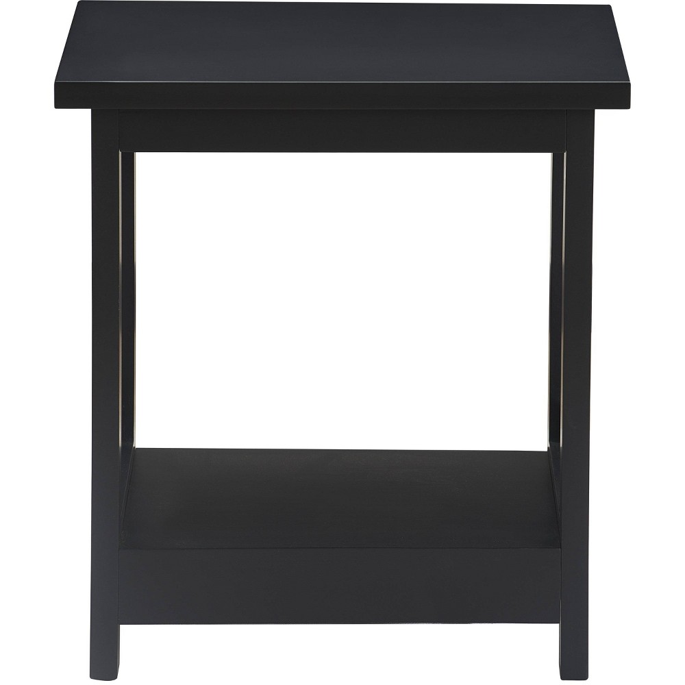 Photos - Coffee Table Serta Bismarck Side Table Black  