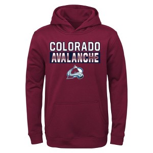 NHL Colorado Avalanche Boys' Poly Fleece Hooded Sweatshirt - 1 of 1
