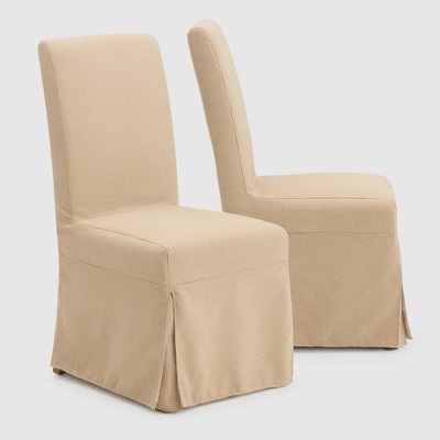 armless dining chair slipcover