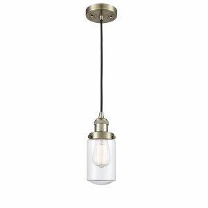 Dover - 1 Light Cord Hung Mini Pendant In Traditional Style-10.25 Inches Tall and 4.5 Inches Wide - 1 of 1