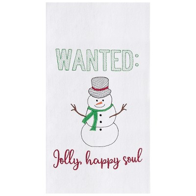 C&F Home Jolly Happy Soul Christmas Winter Flour Sack Kitchen Dishtowel