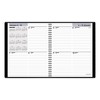 DayMinder Open-Schedule Weekly Appointment Book, 8.75 x 7, Black Cover, 12-Month (Jan to Dec): 2025 - 3 of 4