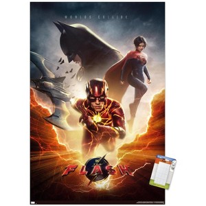 Trends International DC Comics Movie The Flash - Trio One Sheet Unframed Wall Poster Prints - 1 of 4