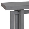 Contemporary Console Table With Industrial Style Concrete Wood Top Easy To Assemble Extra Long Entryway Table For Entryway Hallway Living Room Foyer - 4 of 4